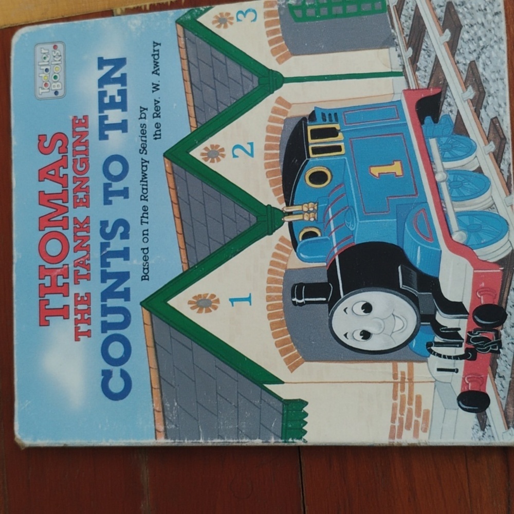 π Vintage Thomas The Tank Engine BOOK π Count To TEN 1991 NVC - Picture 3 of 16